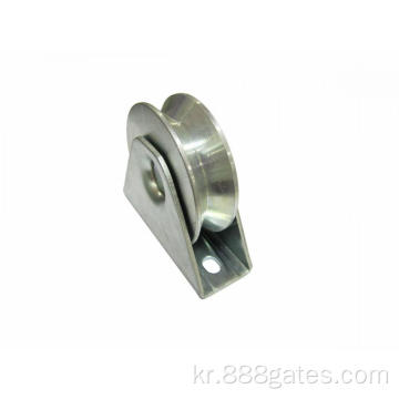 automatic Sliding Gate iron pulley with bracket